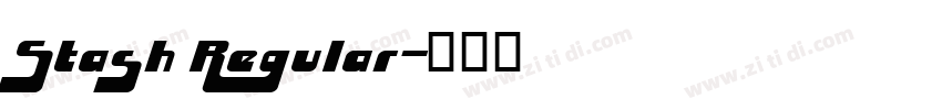 Stash Regular字体转换